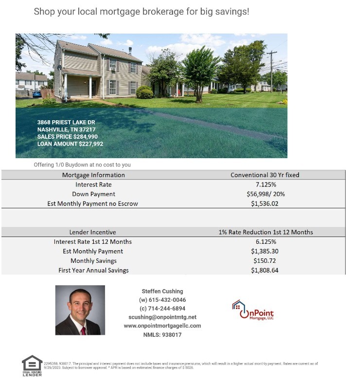 3868 Priest Lake Drive Nashville TN 37217