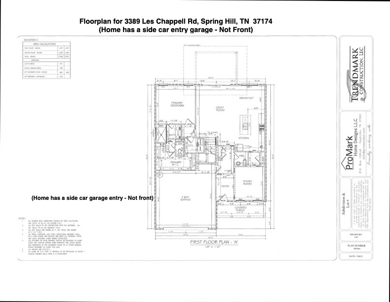 3389 Les Chappell Road Spring Hill TN 37174