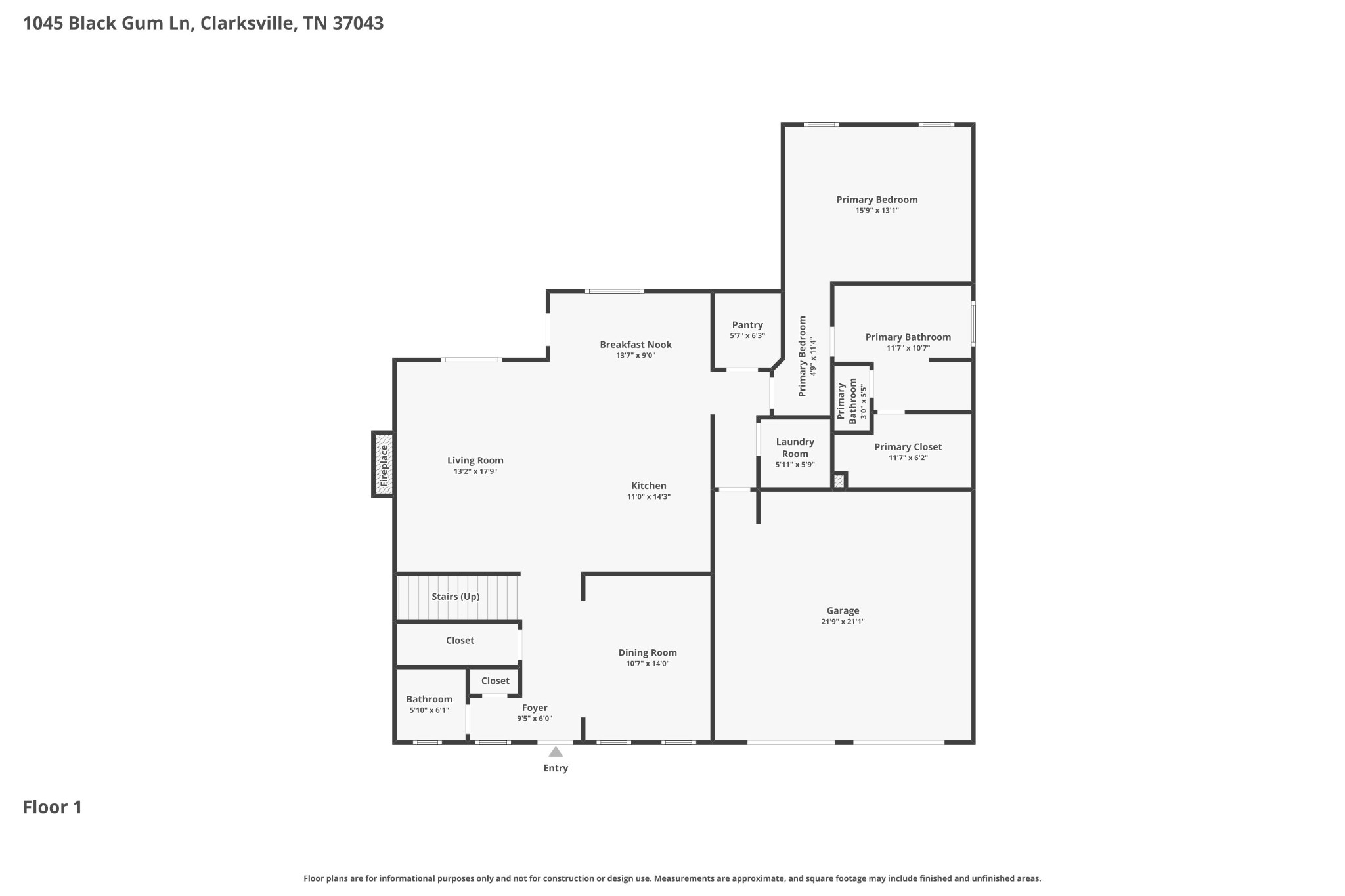 1045 Black Gum Lane Clarksville TN 37043
