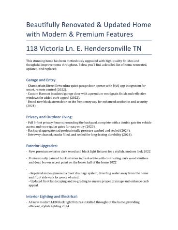 118 Victoria Ln, E Hendersonville TN 37075