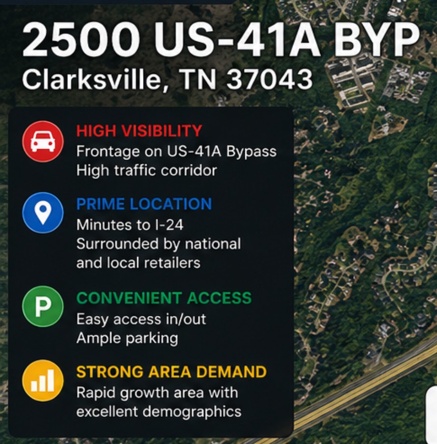 2500 Highway 41a Byp, SW Clarksville TN 37043