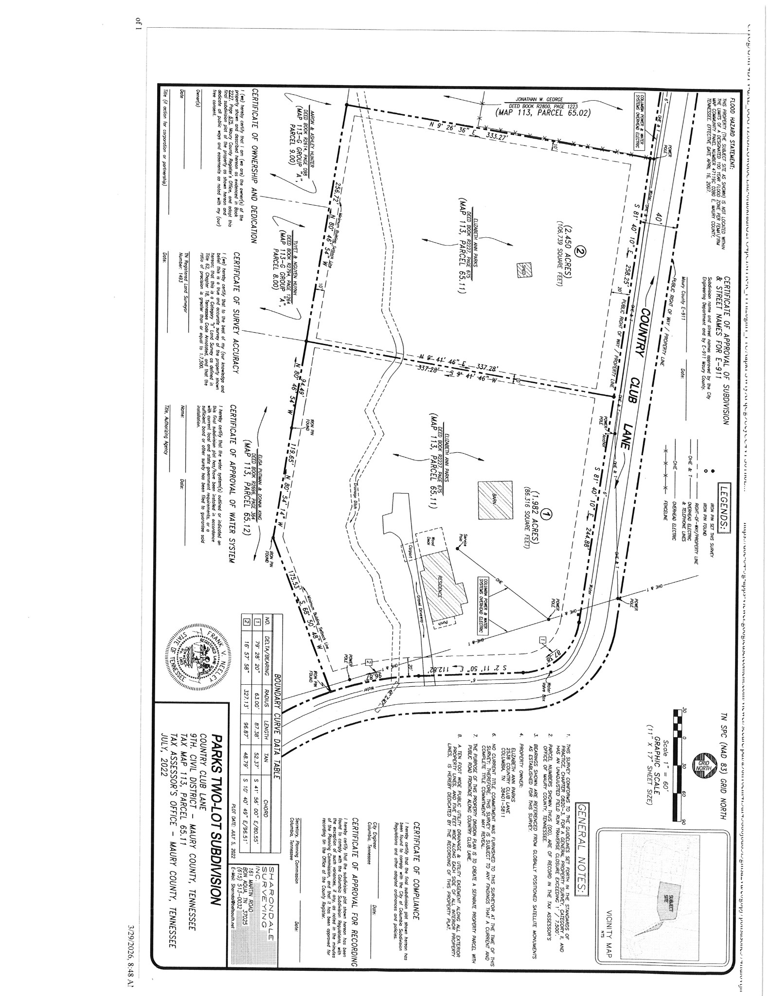 0 Country Club Lane Columbia TN 38401