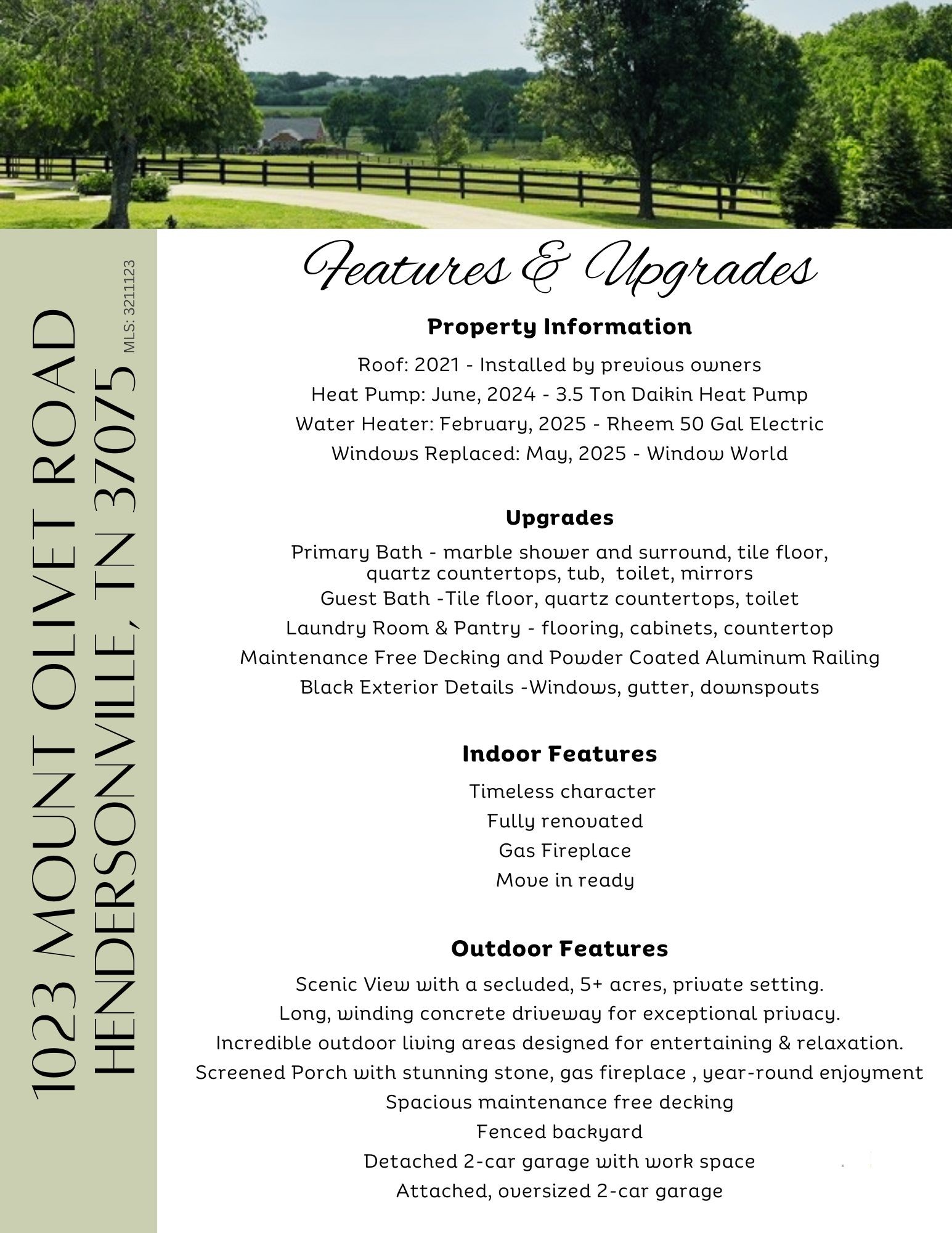 1023 Mount Olivet Road Hendersonville TN 37075