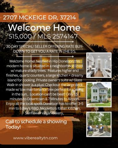 2707 Mckeige Drive Nashville TN 37214