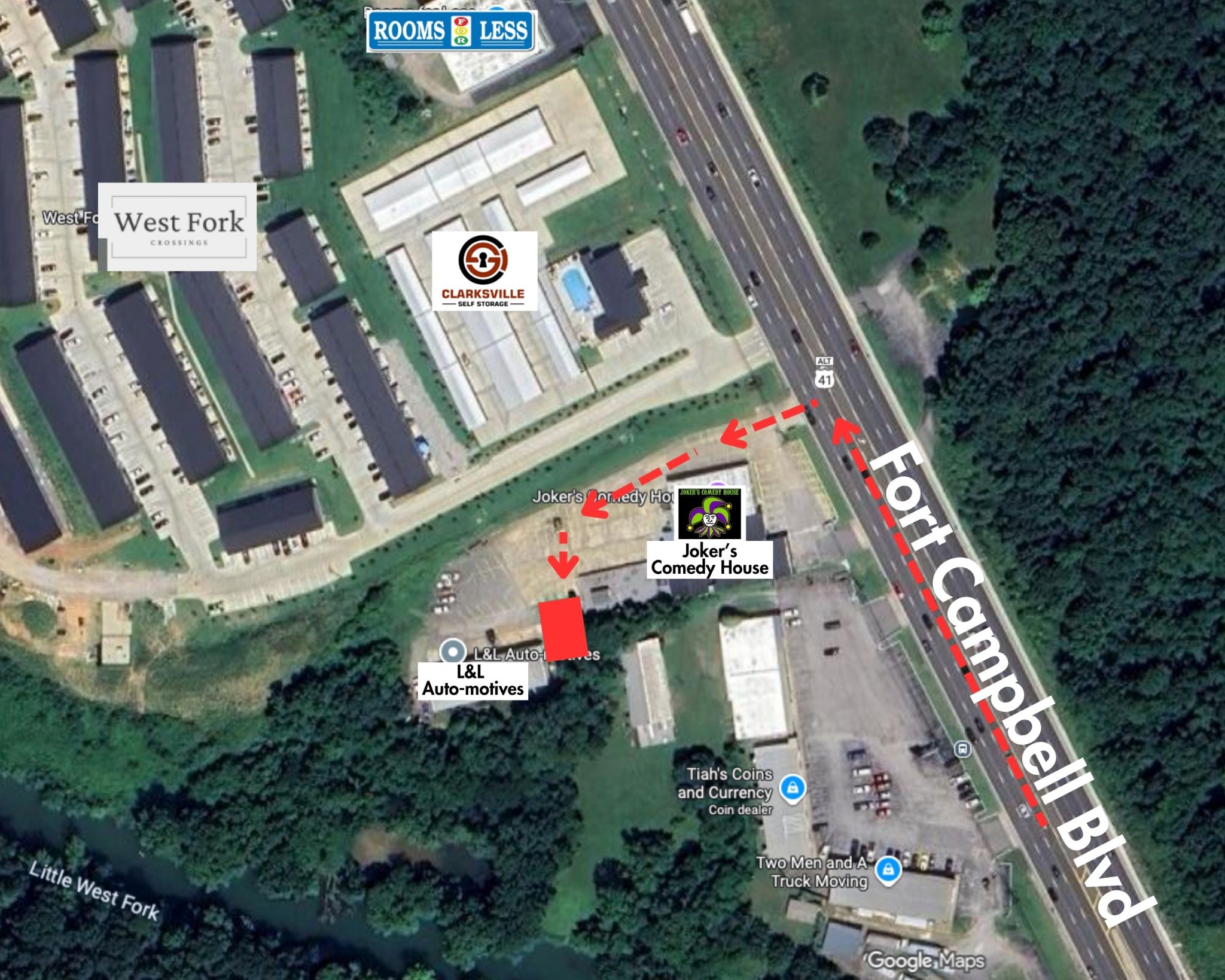 2150B Fort Campbell Boulevard Clarksville TN 37042