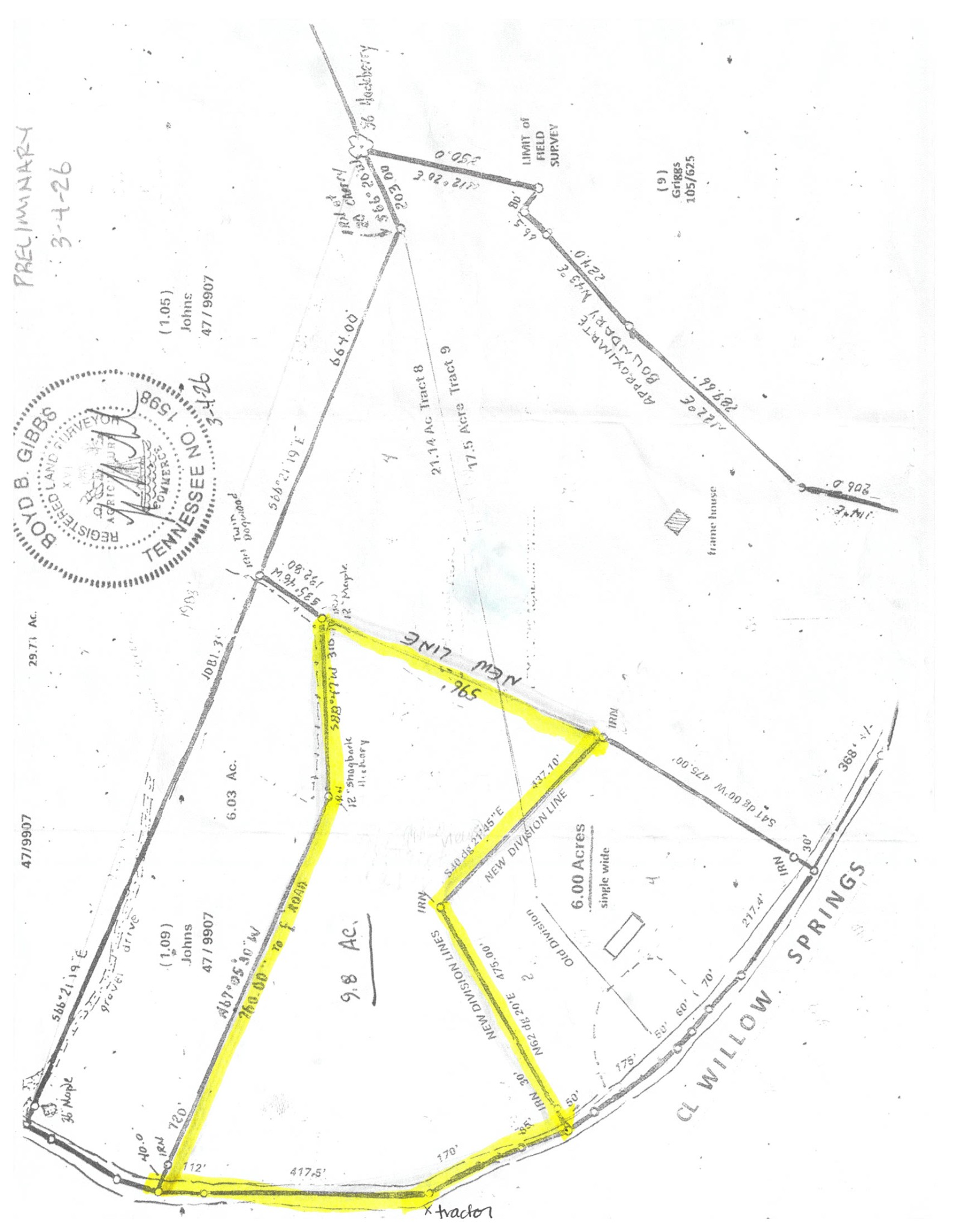 0 Willow Springs Road Lyles TN 37098