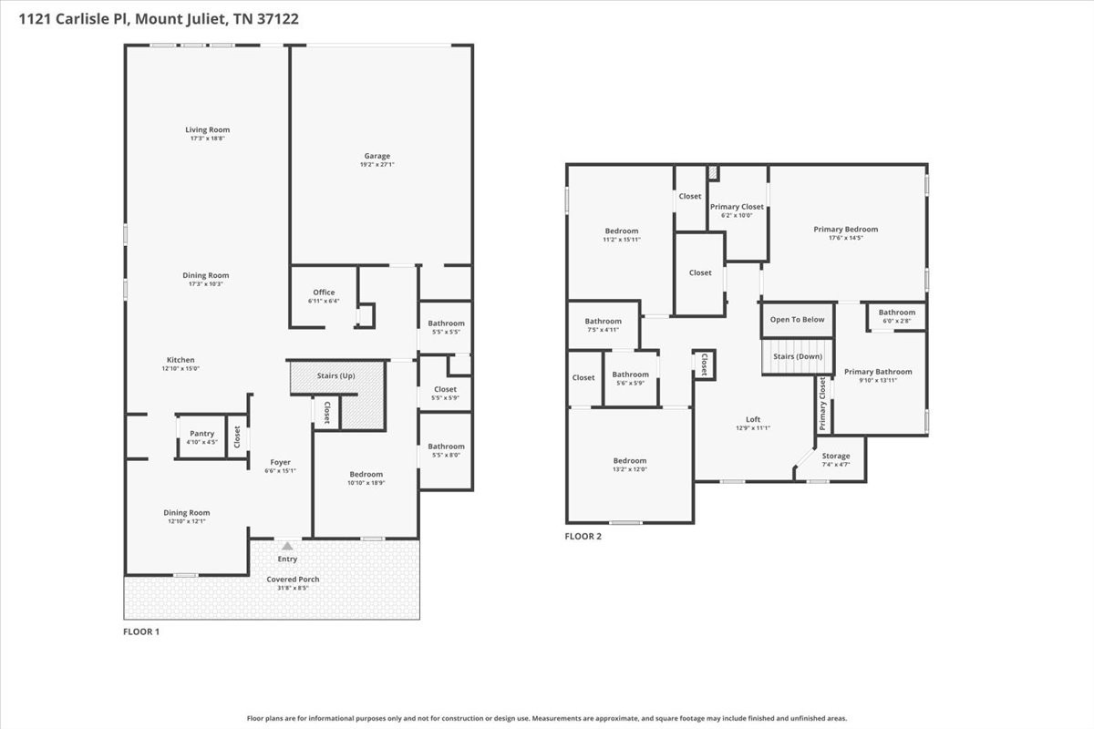 1121 Carlisle Place Mount Juliet TN 37122