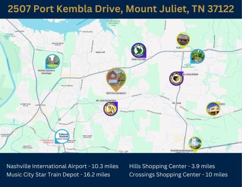 2507 Port Kembla Drive Mount Juliet TN 37122