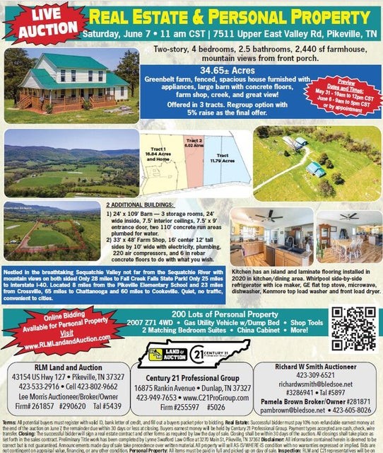 7511 Upper East Valley Road Pikeville TN 37367