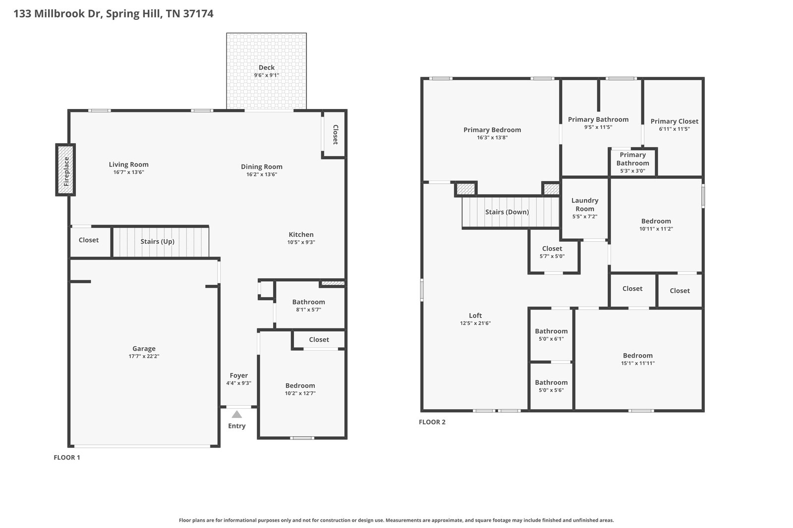 133 Millbrook Drive Spring Hill TN 37174