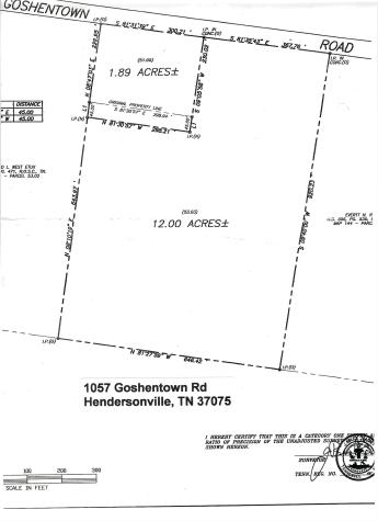 1057 Goshentown Road Hendersonville TN 37075
