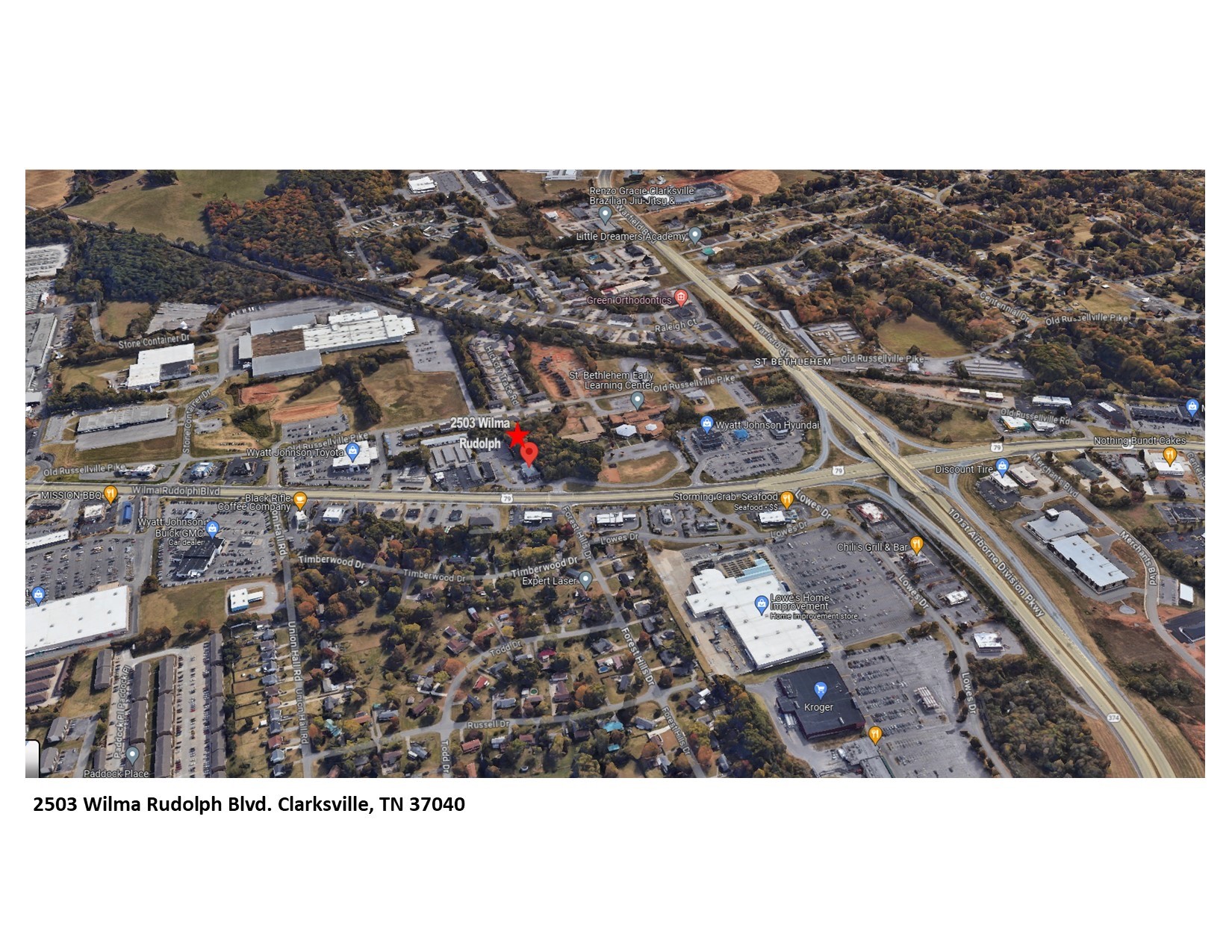 2503 Wilma Rudolph Boulevard Clarksville TN 37040