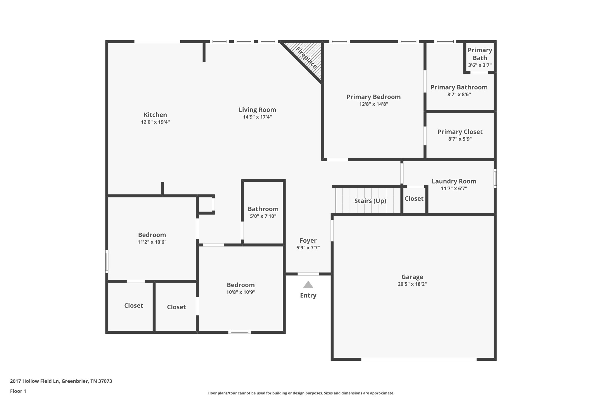 2017 Hollowfield Lane Greenbrier TN 37073