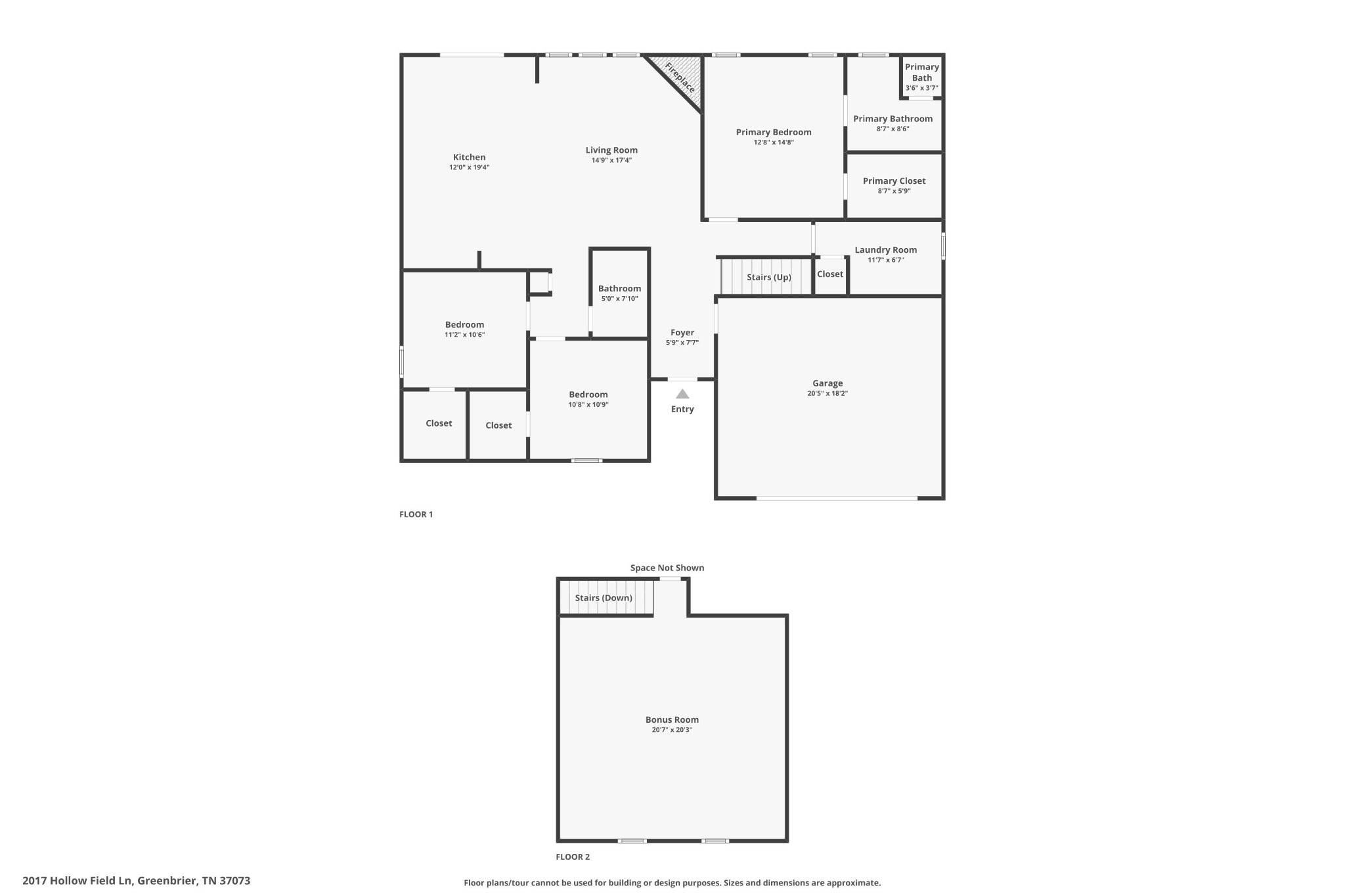 2017 Hollowfield Lane Greenbrier TN 37073