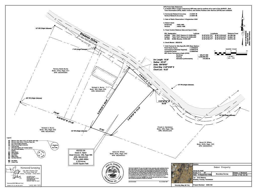 0 Eleanor Drive, SW Cleveland TN 37311
