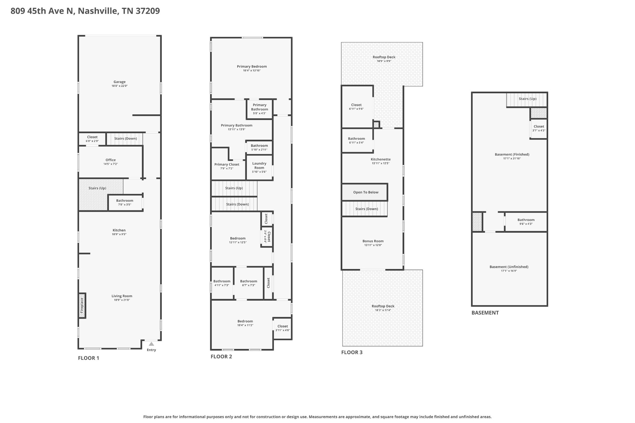 809 45th Ave, N Nashville TN 37209