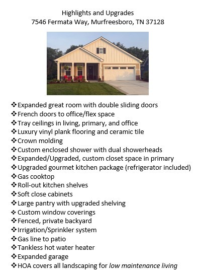 7546 Fermata Way Murfreesboro TN 37128