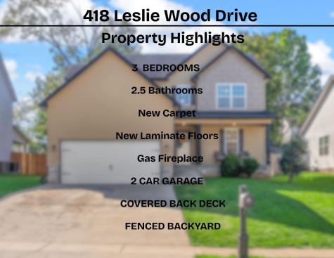418 Leslie Wood Drive Clarksville TN 37040