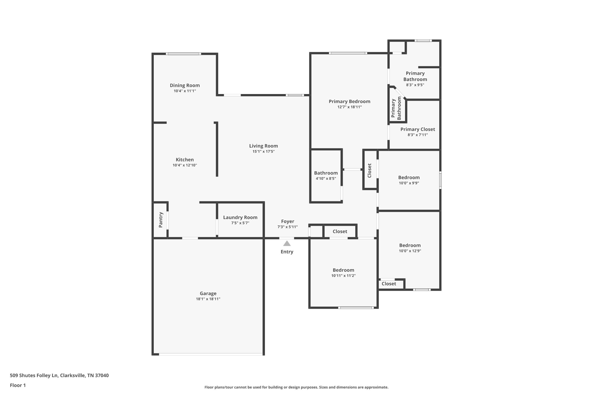 509 Shutes Folley Lane Clarksville TN 37042