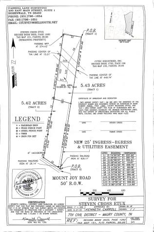 3 Mount Joy Road Mount Pleasant TN 38474