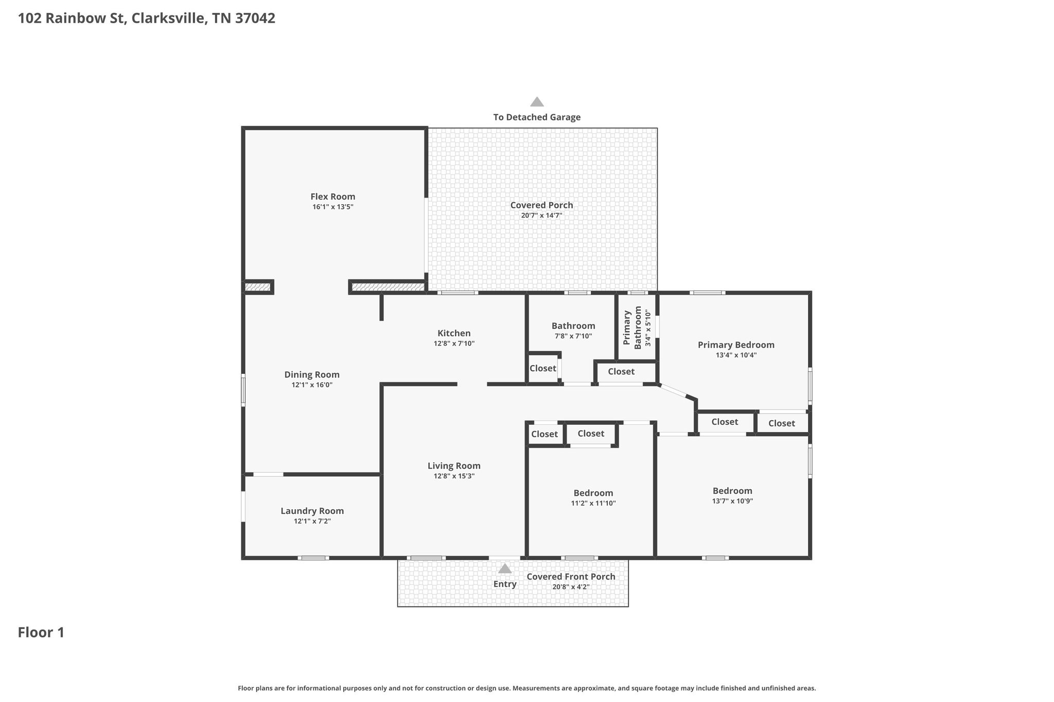 102 Rainbow Street Clarksville TN 37042