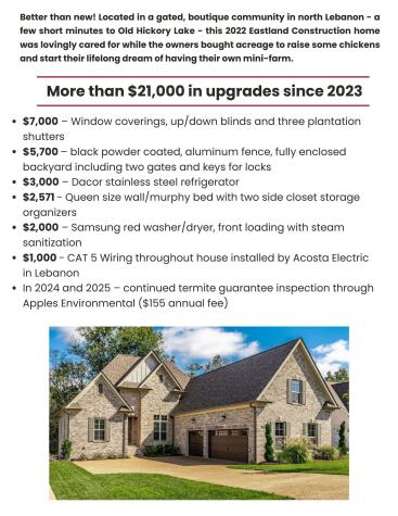 1219 Ben Forkum Drive Lebanon TN 37087