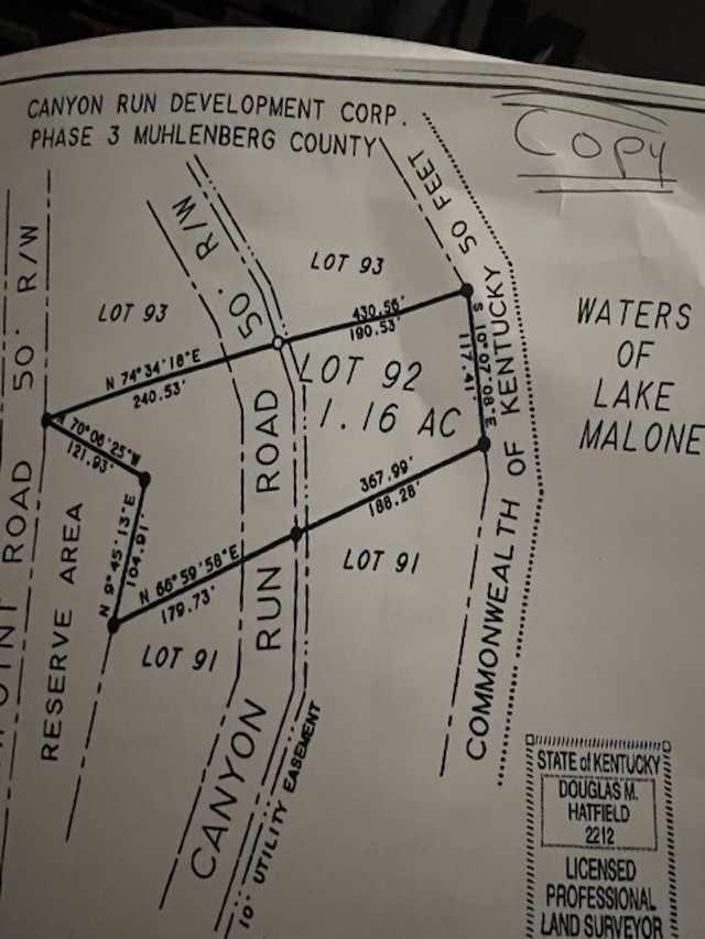 0 Canyon Run Road Lewisburg KY 42256