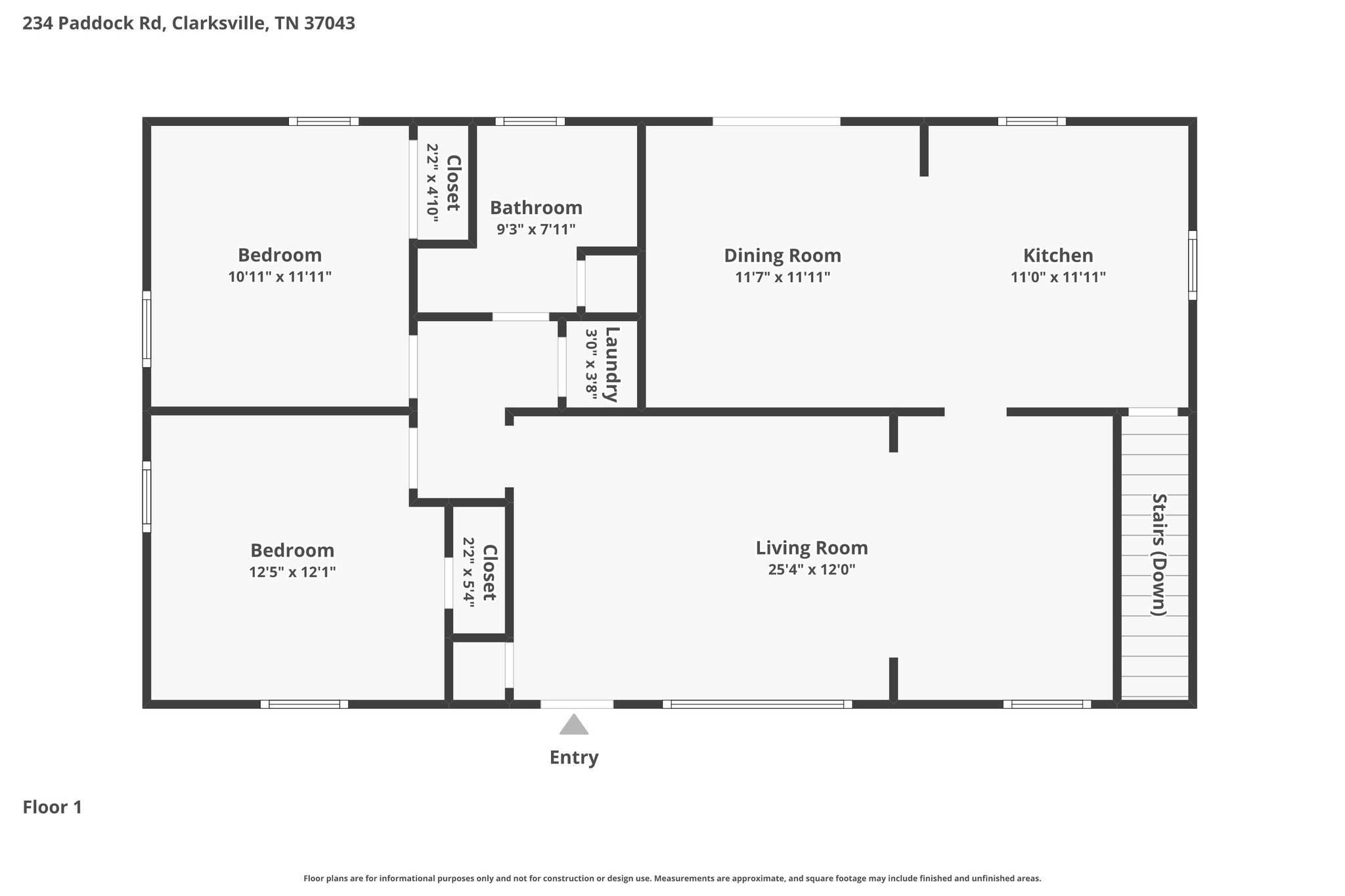 234 Paddock Road Clarksville TN 37043