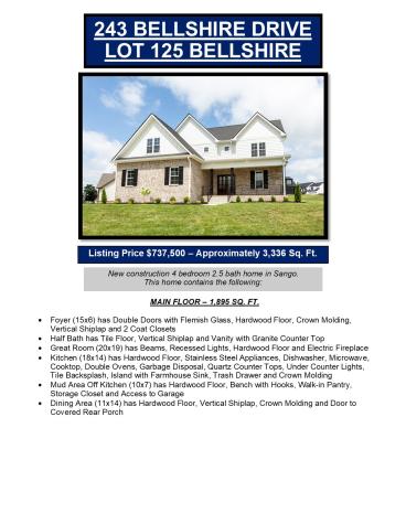 243 Bellshire Drive Clarksville TN 37043