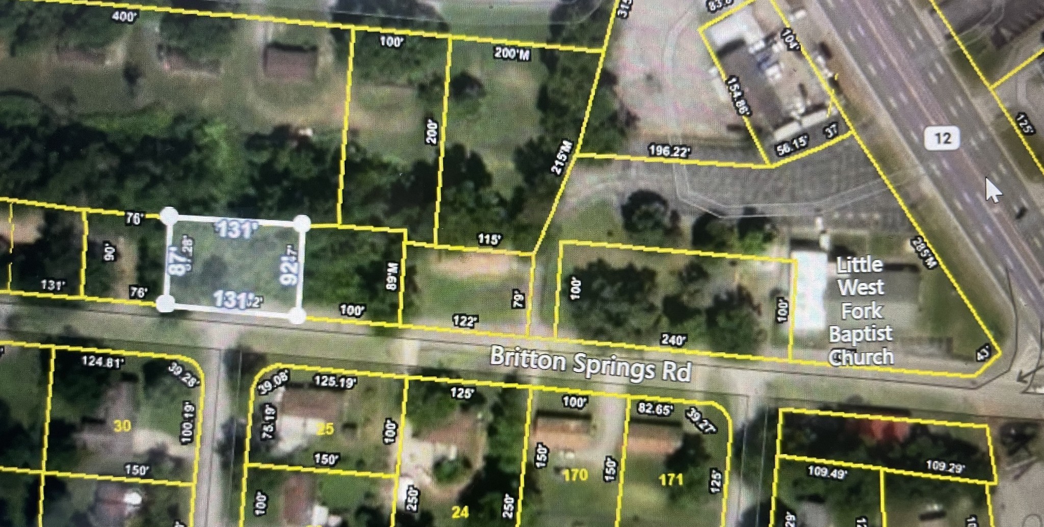 0 Britton Springs, E Clarksville TN 37042