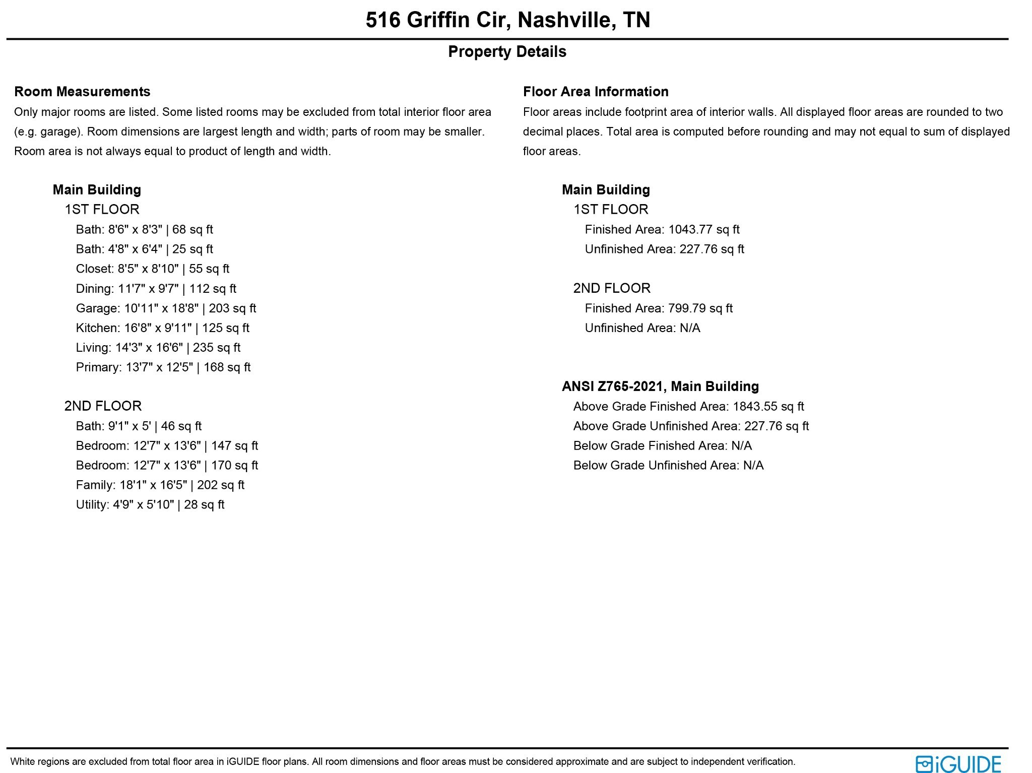 516 Griffin Circle Hermitage TN 37076