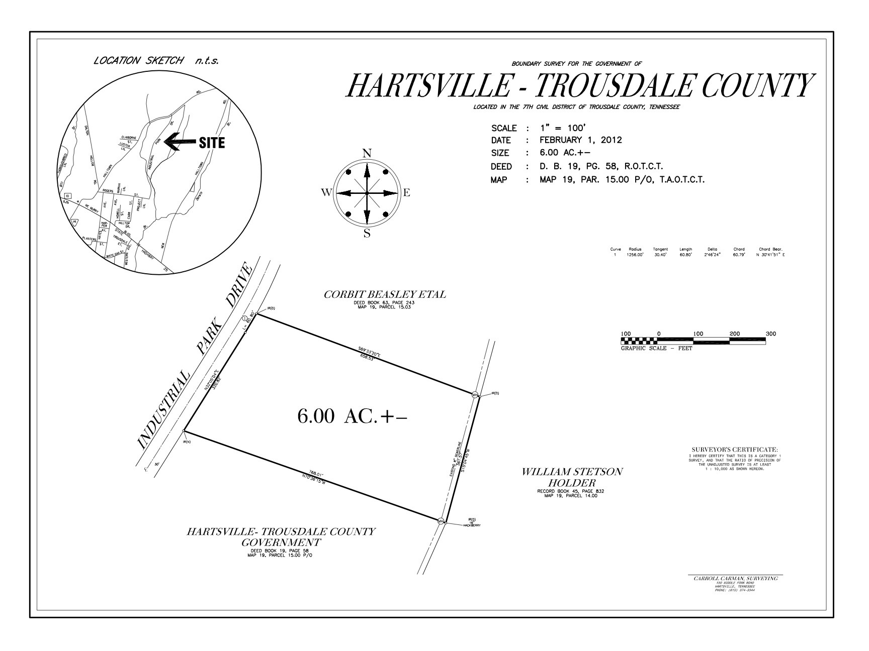 0 Industrial Park Drive Hartsville TN 37074