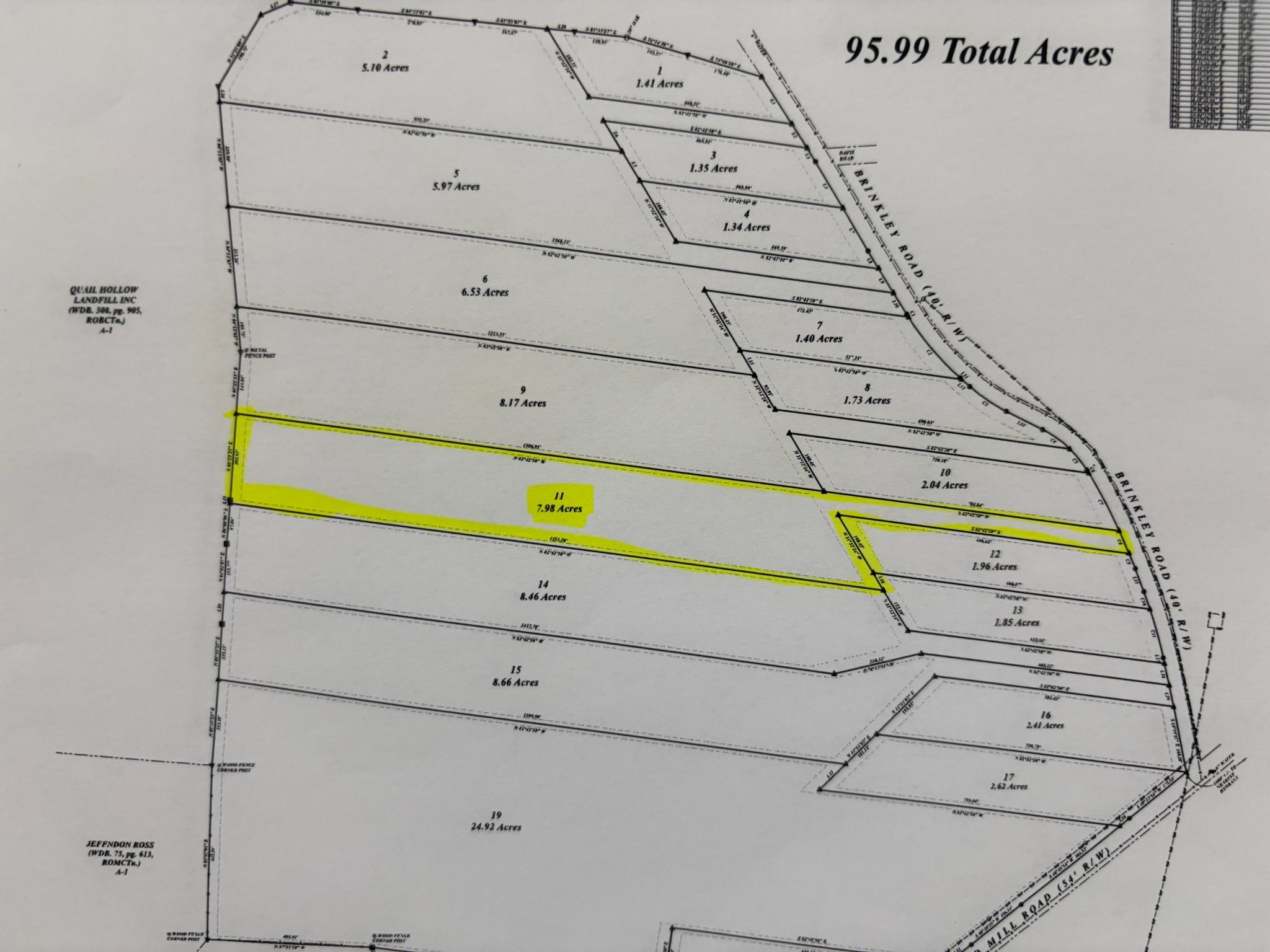 0 Brinkley Road Wartrace TN 37183
