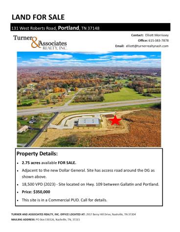 133 W Roberts Road Portland TN 37148