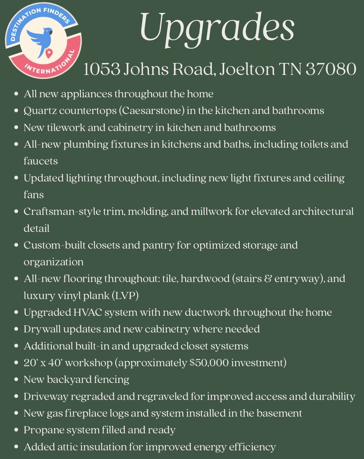 1053 Johns Road Joelton TN 37080