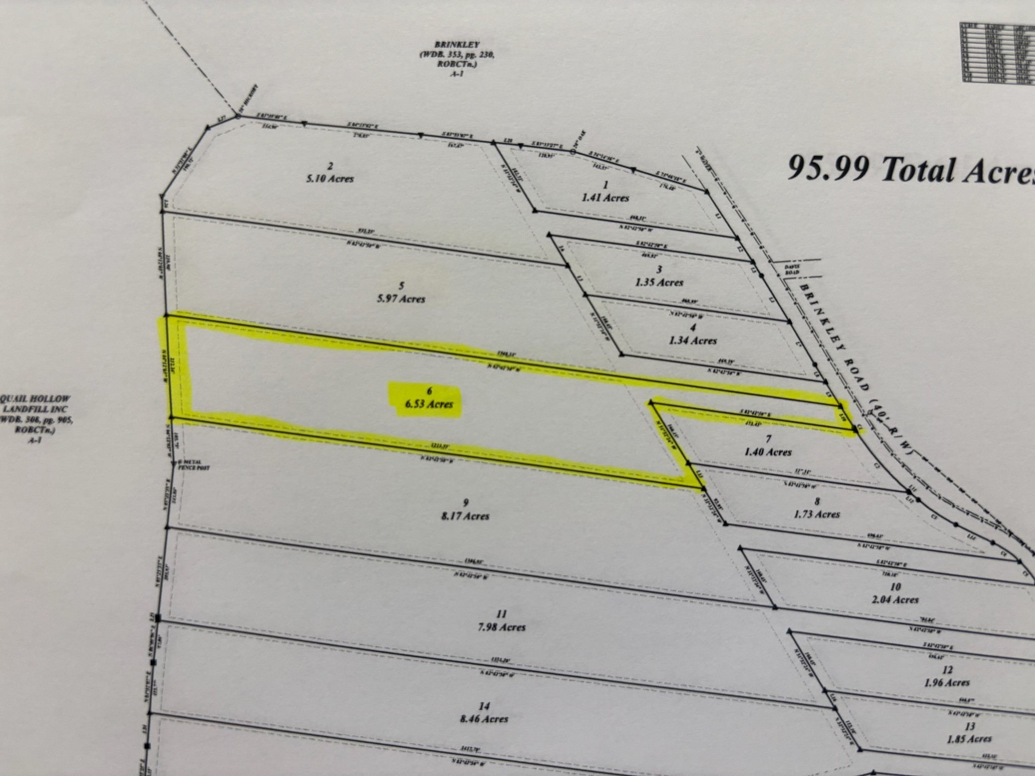 0 Brinkley Road Wartrace TN 37183