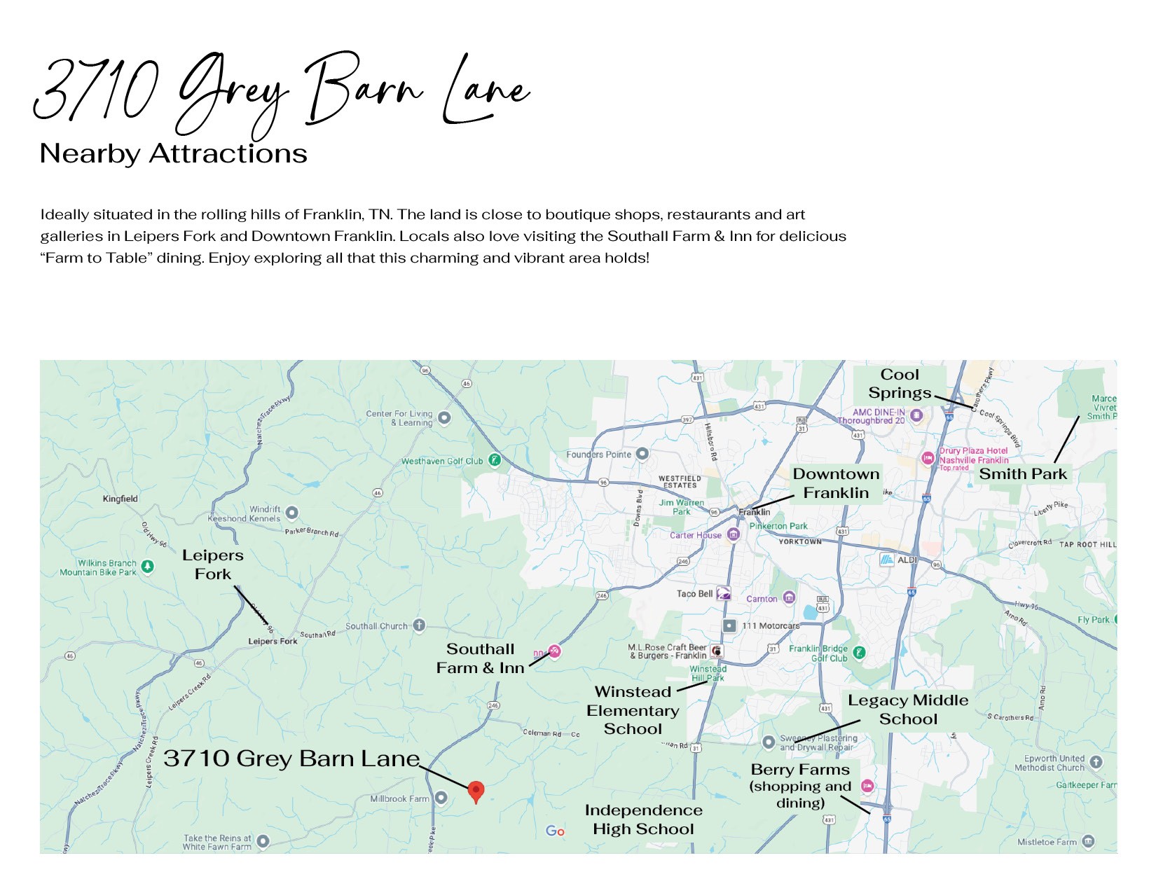 3710 Grey Barn Lane Franklin TN 37064